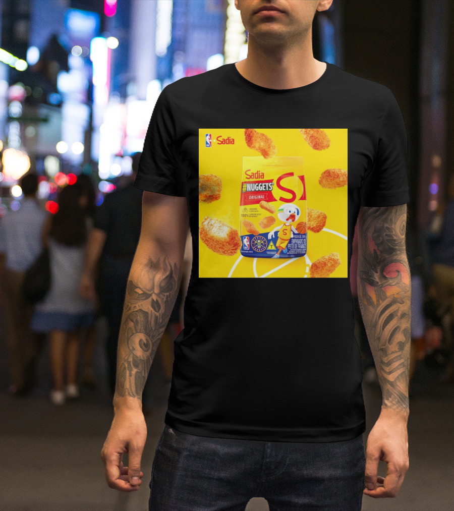Sadia #Nuggets Original NBA Embalado Peito De Frango T-Shirt