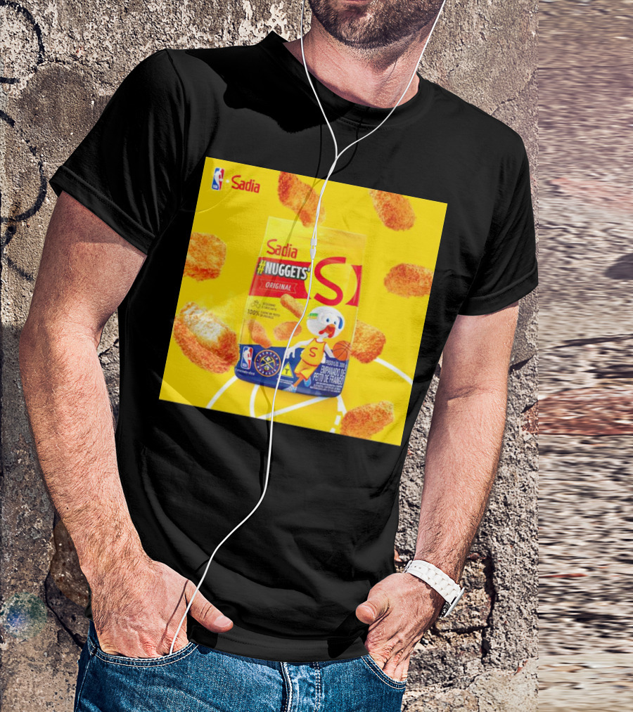 Sadia #Nuggets Original NBA Embalado Peito De Frango T-Shirt