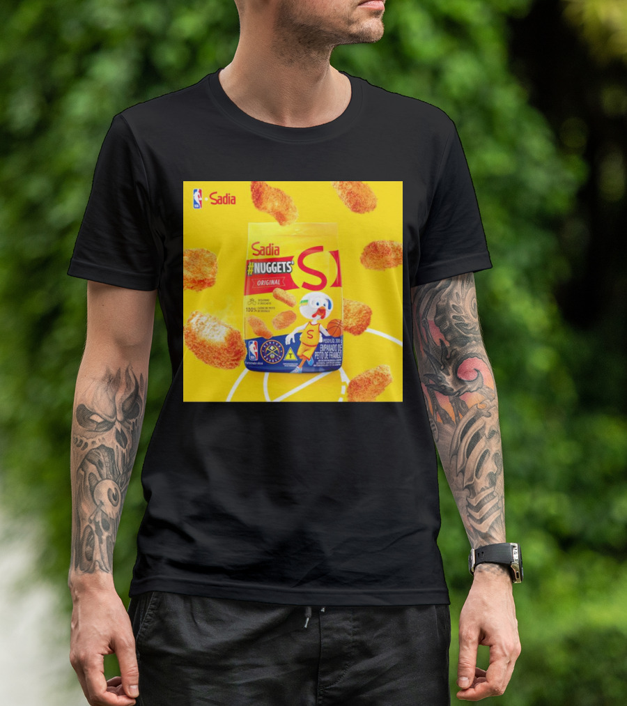 Sadia #Nuggets Original NBA Embalado Peito De Frango T-Shirt