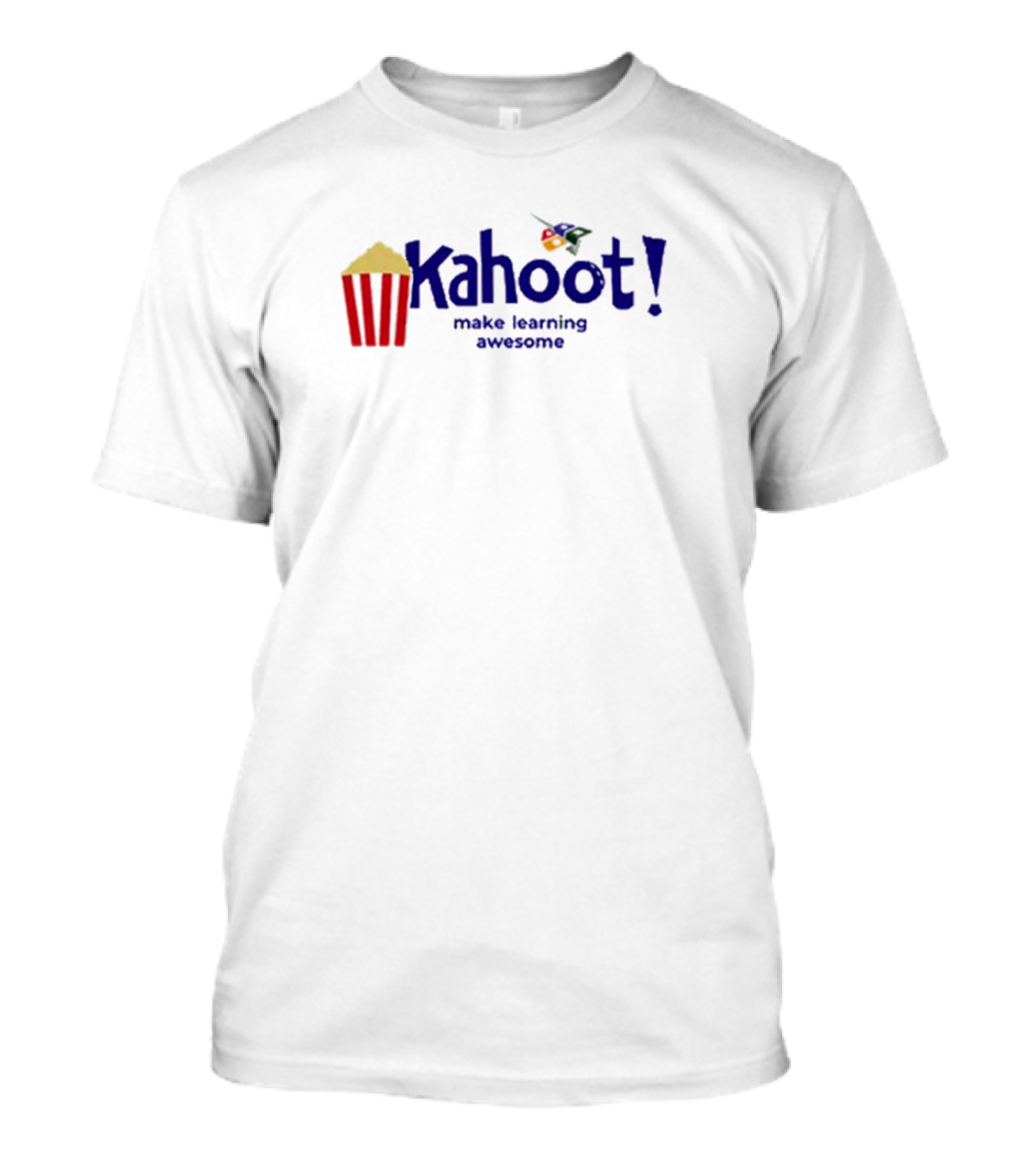 Kahoot Make Learning Awesome Popcorn Bird T-Shirt