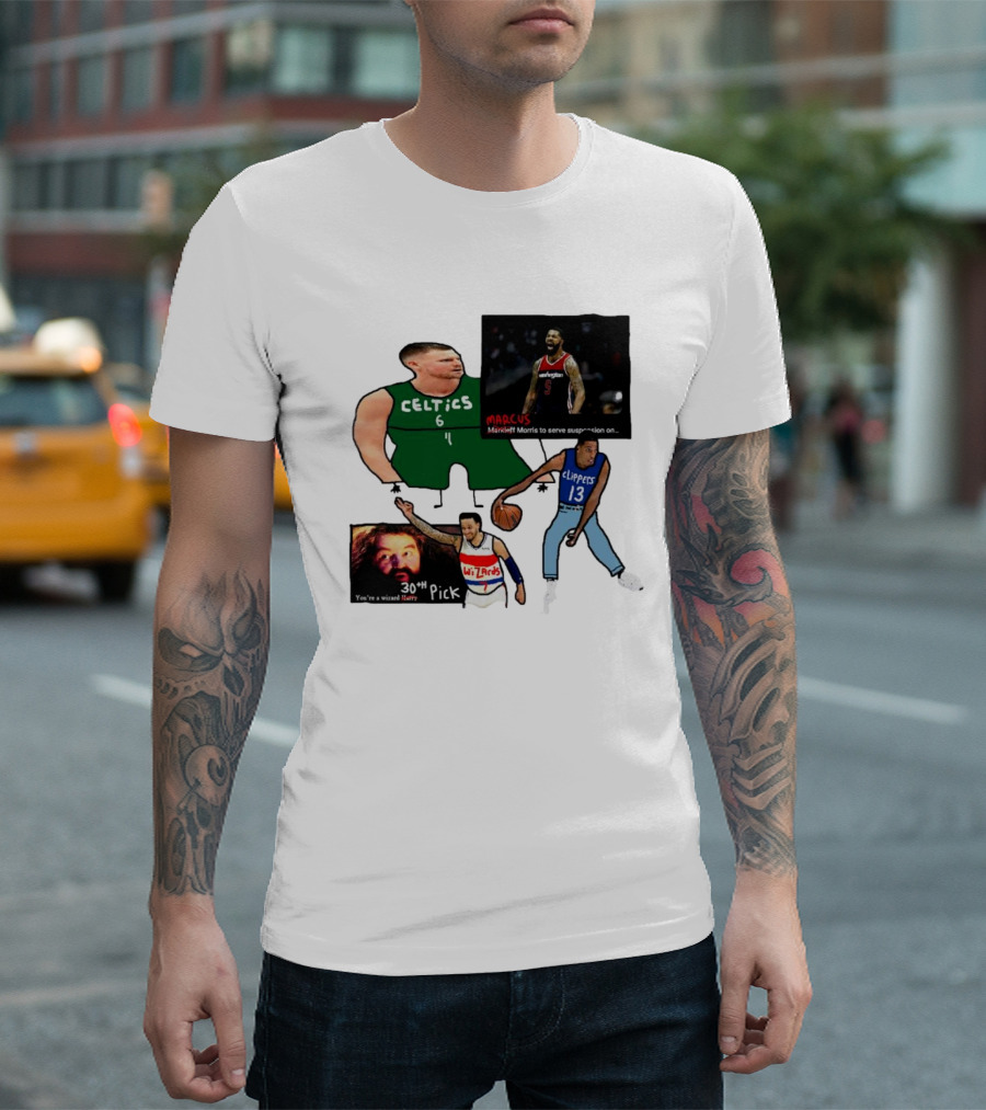If Y’all Are Having Trouble Visualizing the Celtics Marcus Morris Wizards 30th Pick Clippers T-Shirt