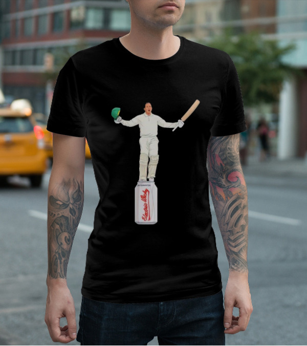 Edgbaston Victory Celebrations With Cricketer On Beer Can T-Shirt