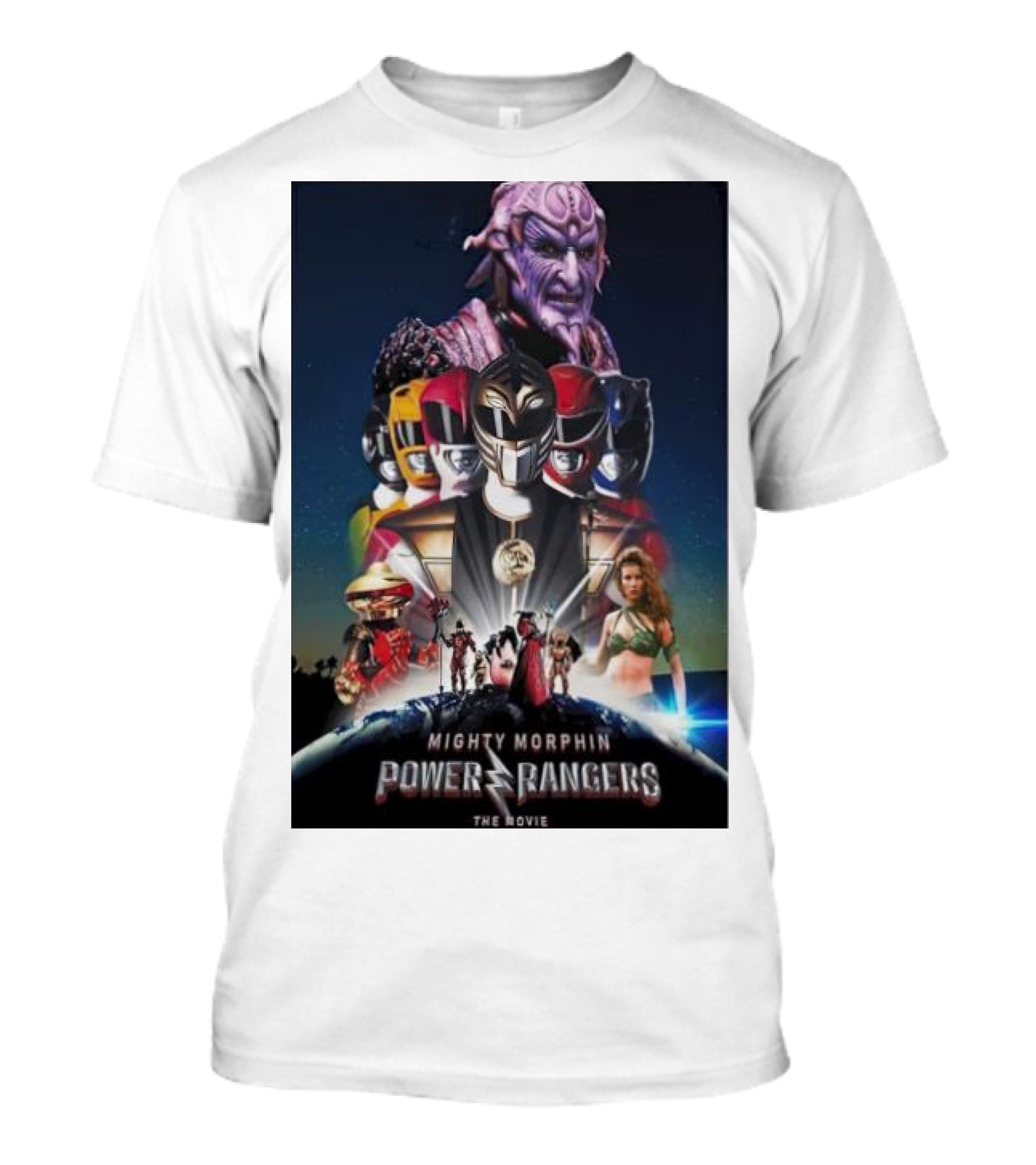 Mighty Morphin Power Rangers The Movie Villains And Heroes Assemble Duo T-Shirt