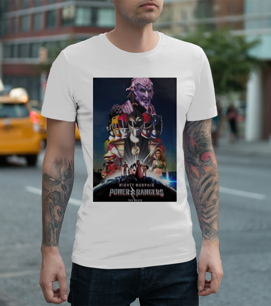 Mighty Morphin Power Rangers The Movie Villains And Heroes Assemble Duo T-Shirt