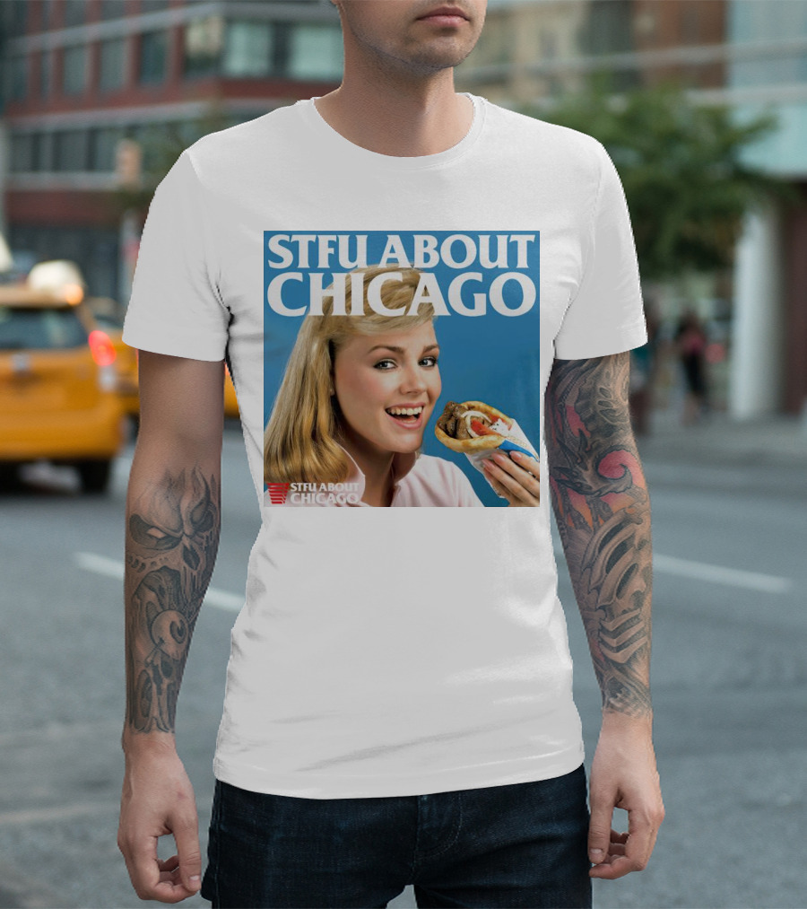 STFU About Chicago Eating Gyro Delight T-Shirt