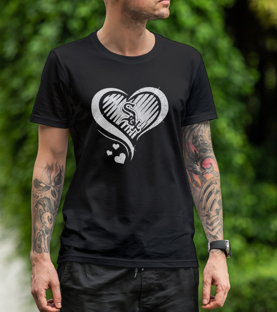 Chicago White Sox Heart Diamond T-Shirt