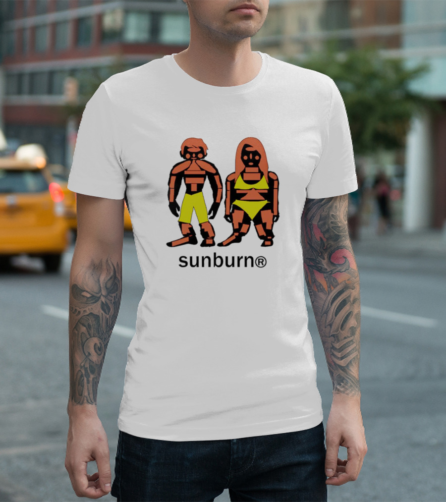 Dominic Fike Sunburn Yellow Swimwear Figures T-Shirt