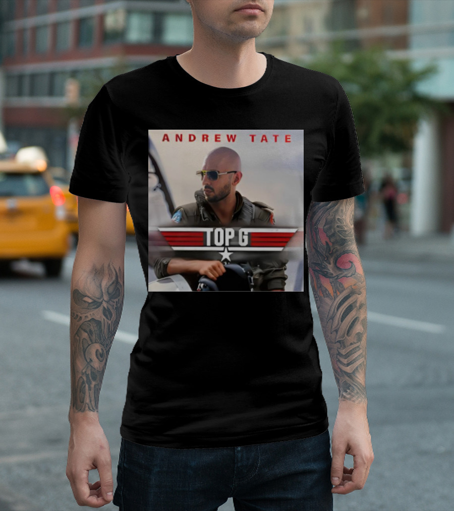 Andrew Tate Top G Pilot Aviator T-Shirt