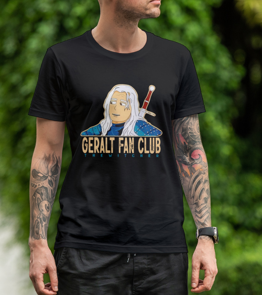 Geralt Fan Club The Witcher Anime T-Shirt