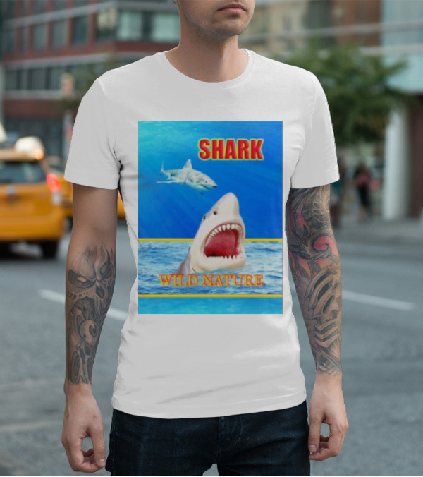 Shark Wild Nature Ocean Scene T-Shirt