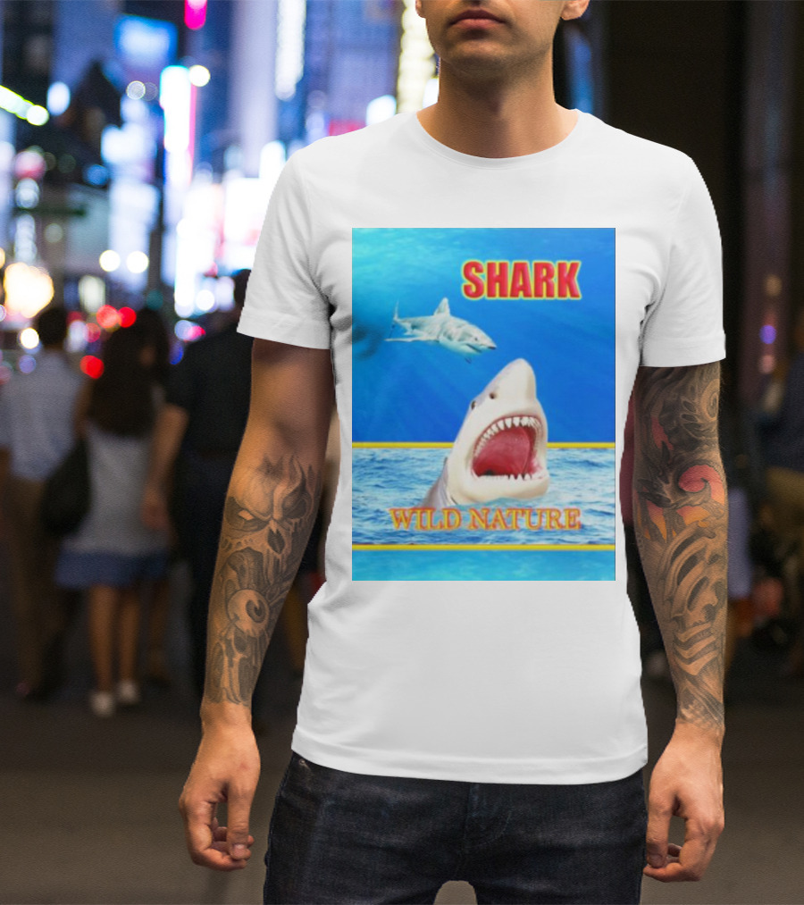 Shark Wild Nature Ocean Scene T-Shirt