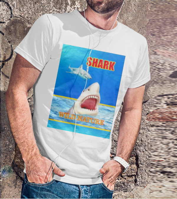 Shark Wild Nature Ocean Scene T-Shirt