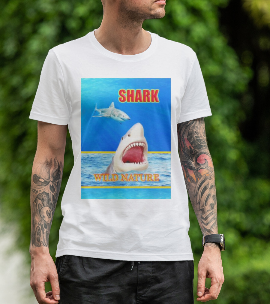 Shark Wild Nature Ocean Scene T-Shirt