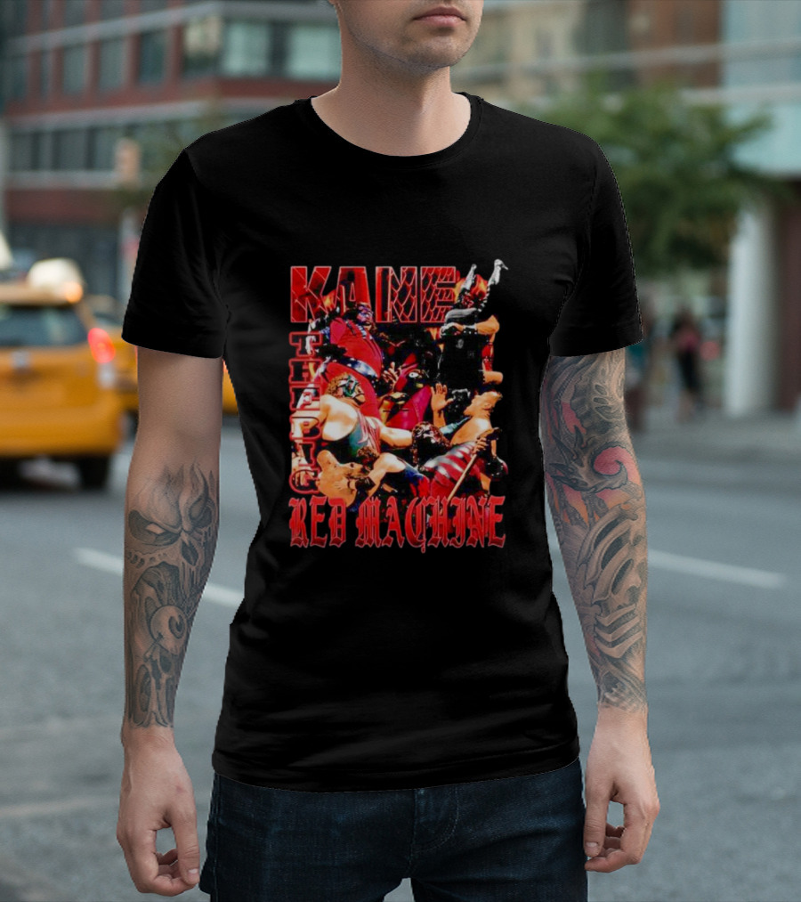 Kane the Big Red Machine Pro Wrestling Legends T-Shirt