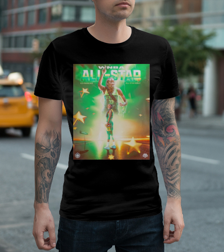 WNBA All-Star Ezi Magbegor Seattle All-Star Debut T-Shirt