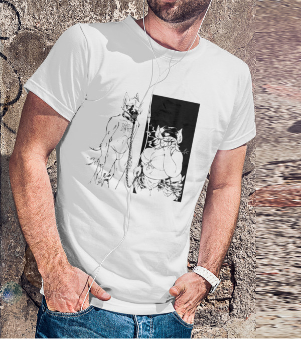 The Muzzle Furry Chain Anthro Duo T-Shirt