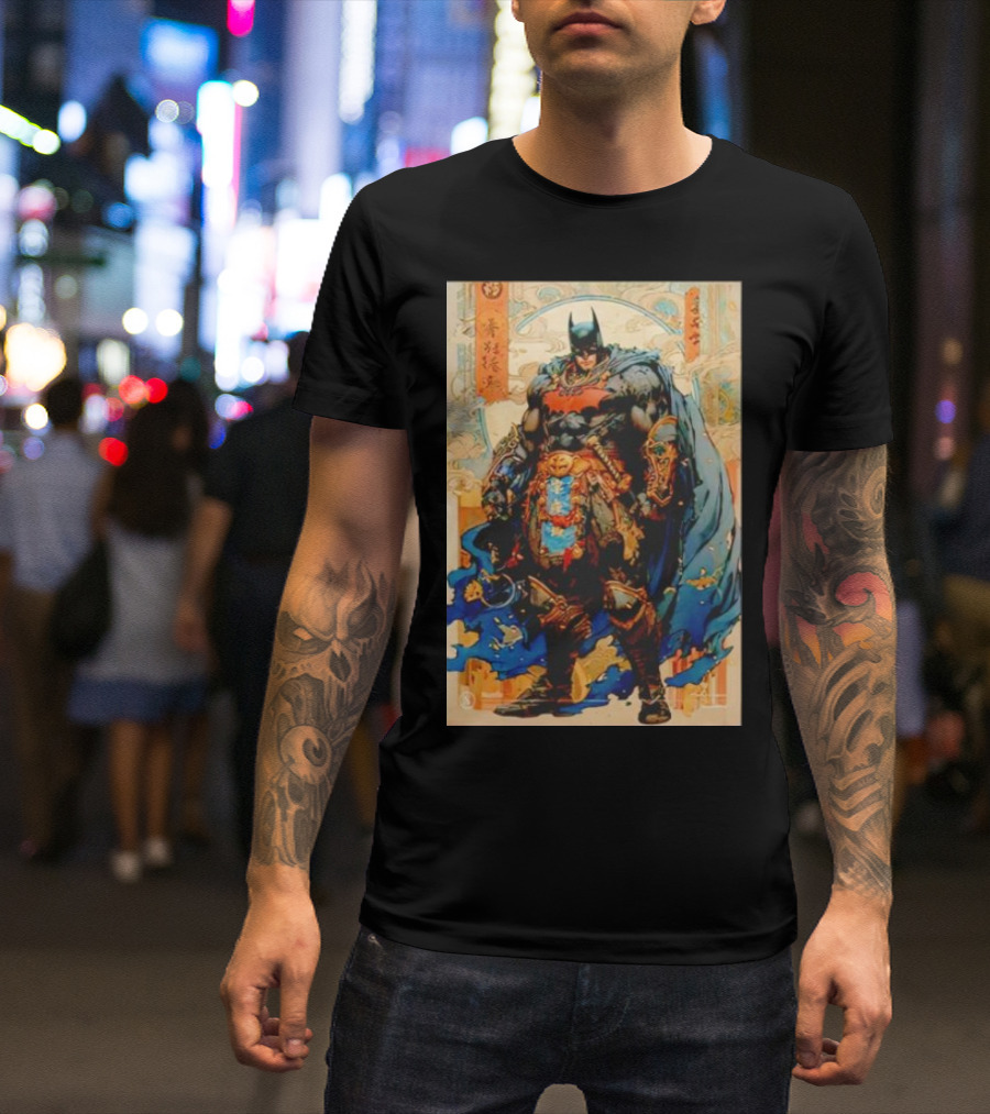 Batman Samurai Warrior Japanese Art Hero T-Shirt
