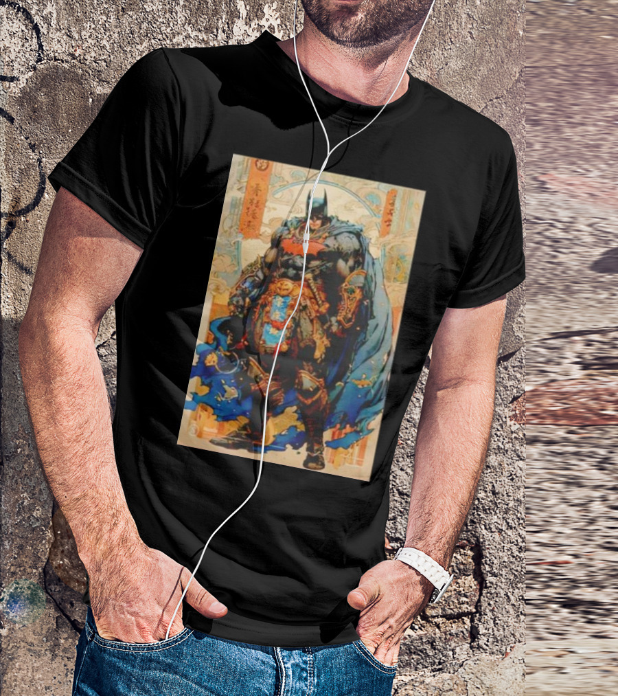 Batman Samurai Warrior Japanese Art Hero T-Shirt