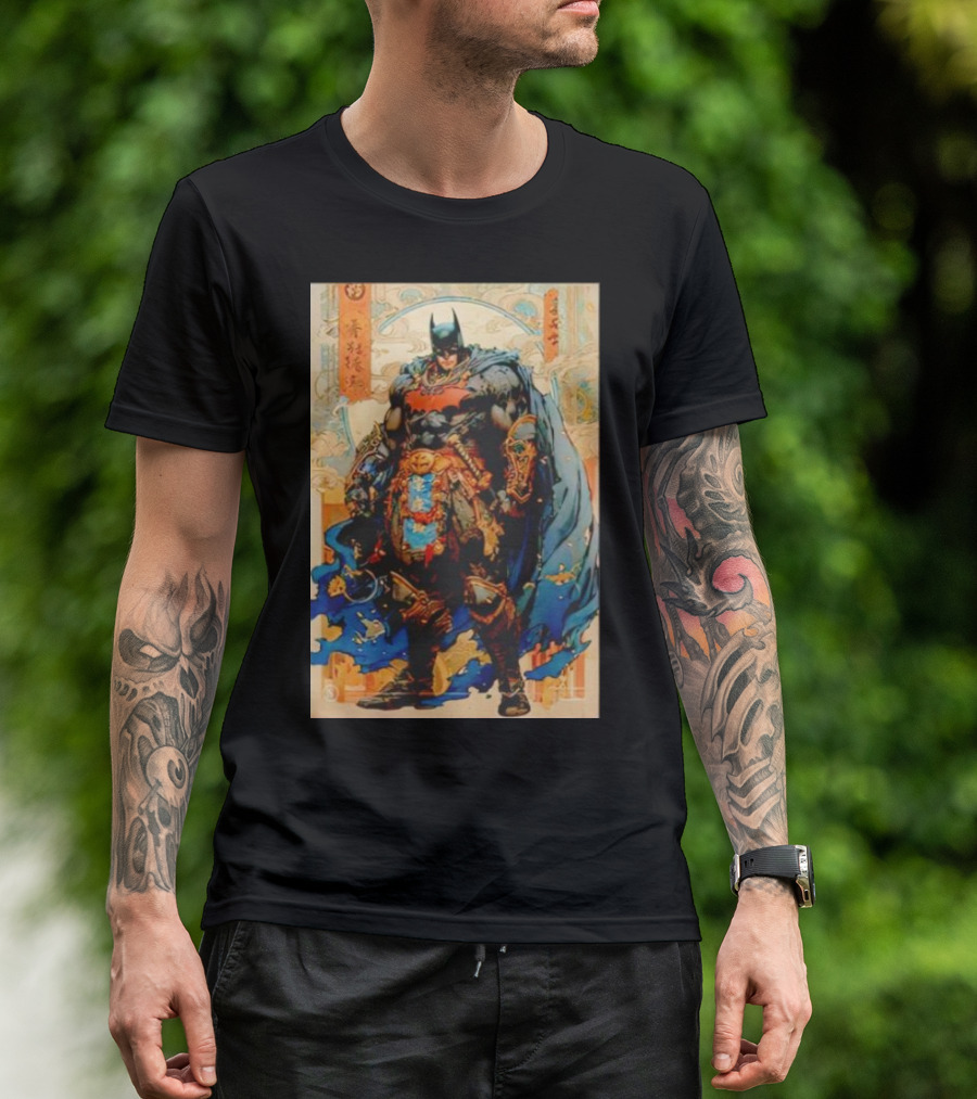 Batman Samurai Warrior Japanese Art Hero T-Shirt