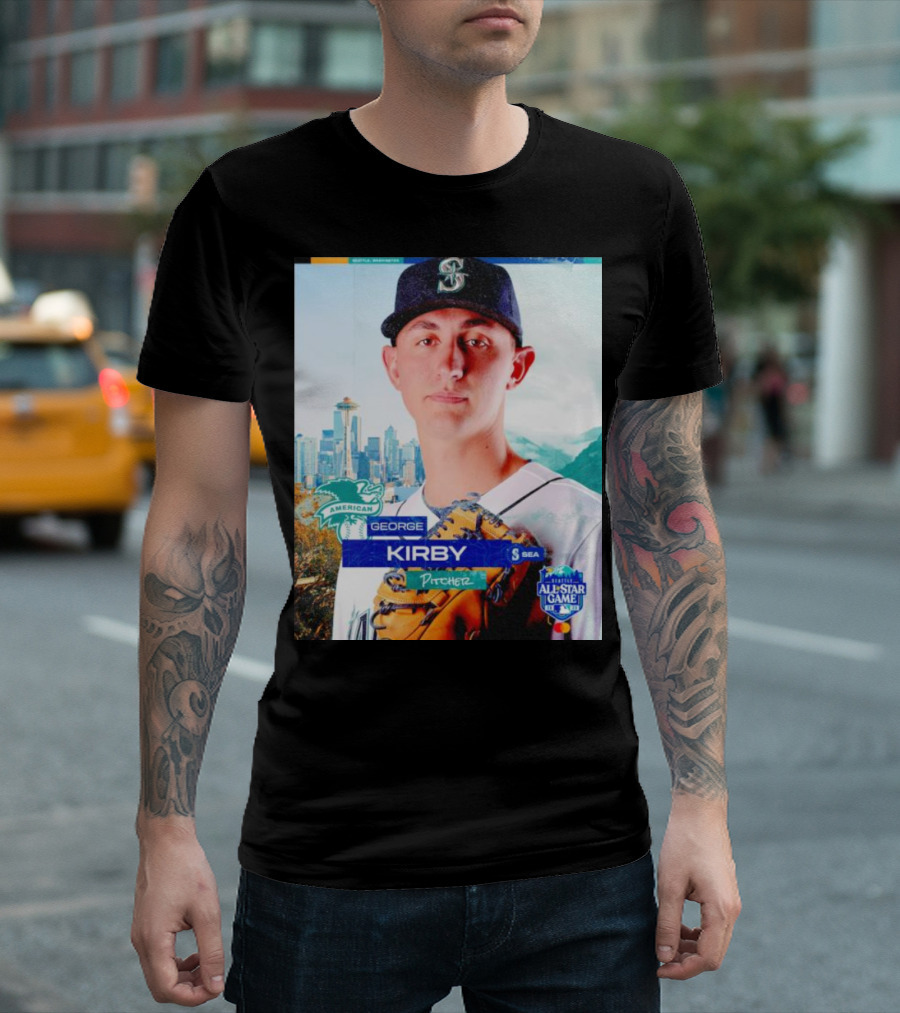 George Kirby Seattle All-Star Game MLB Pitcher American League T-Shirt