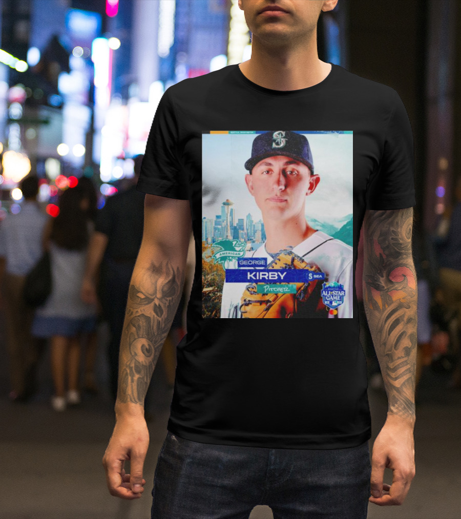 George Kirby Seattle All-Star Game MLB Pitcher American League T-Shirt