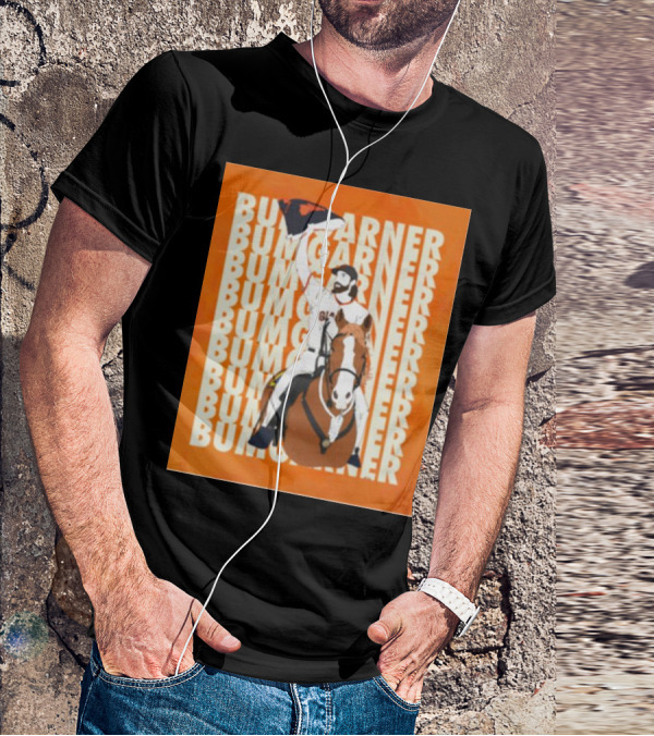 Bumgarner Riding Horse Giants Baseball Victory T-Shirt