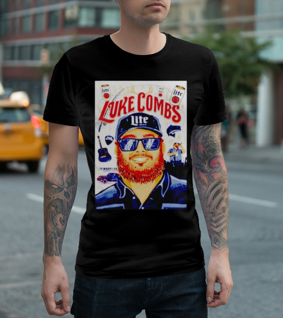 Luke Combs Lite Beer The Bartender Country Music T-Shirt