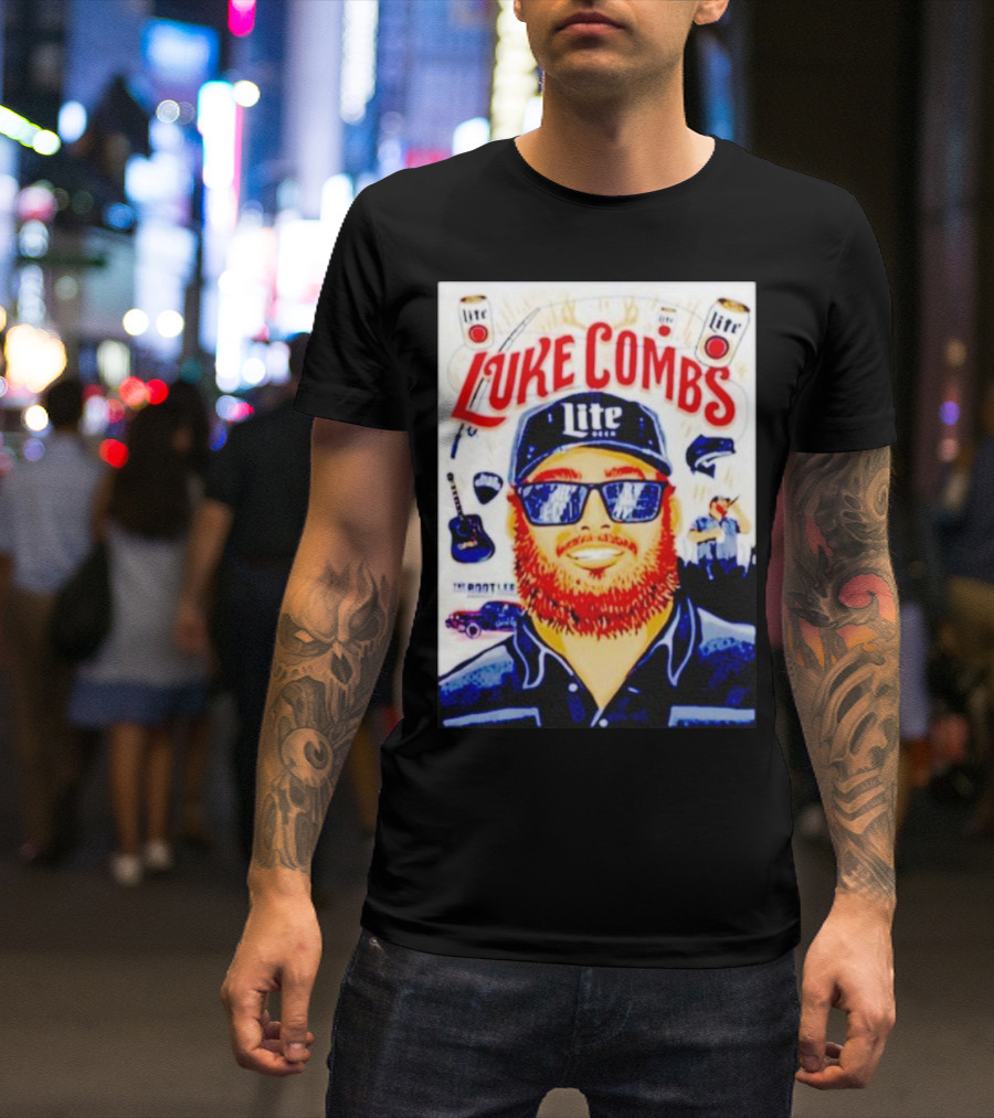 Luke Combs Lite Beer The Bartender Country Music T-Shirt