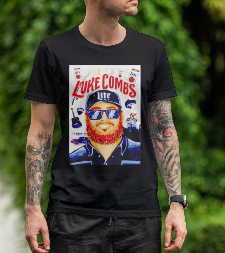 Luke Combs Lite Beer The Bartender Country Music T-Shirt