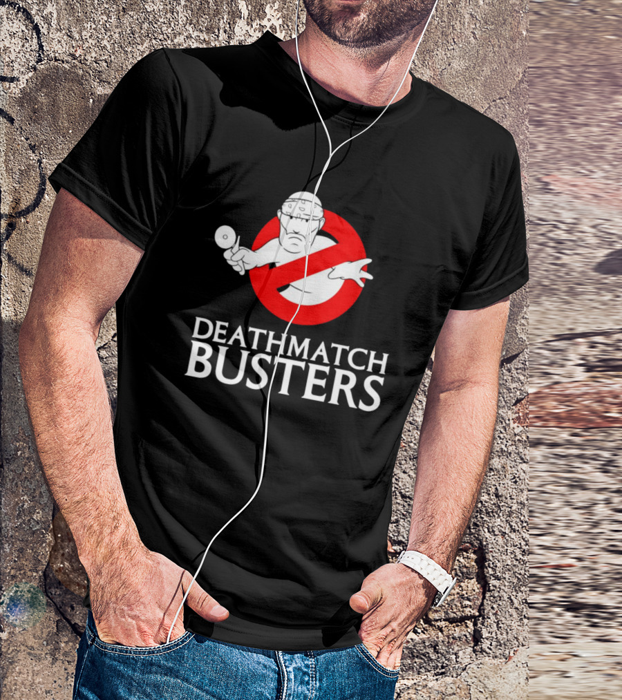 Matt Cardona Deathmatch Busters Ghostbusters T-Shirt