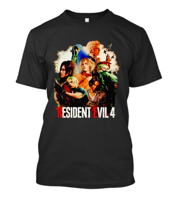 Resident Evil 4 Iconic Game Characters Montage T-Shirt
