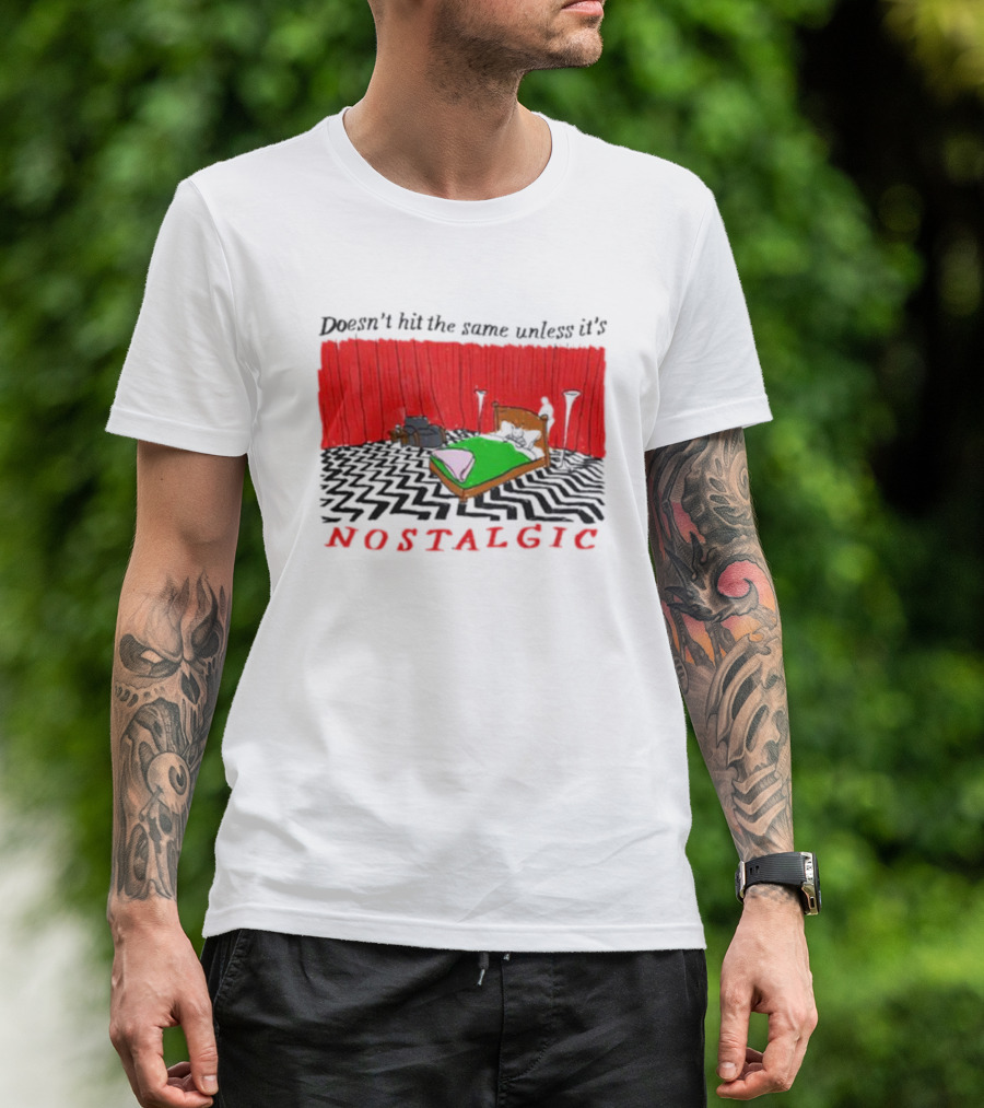 Doesn't Hit The Same Unless It's Nostalgic Retro Bedroom Scene T-Shirt