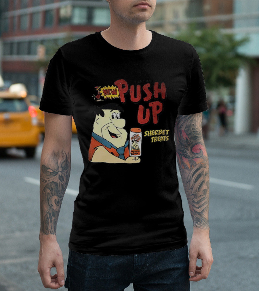 Fred Flintstone New Push Up Sherbet Treats T-Shirt