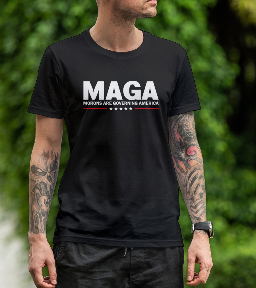Maga Morons Are Governing America Five Stars T-Shirt