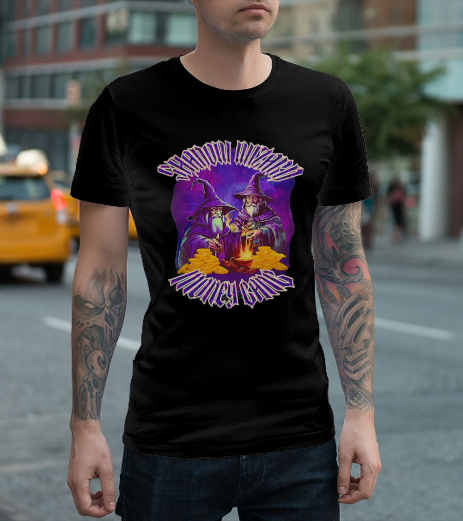 Shadow Wizard Money Gang Wizards with Coins and Fire T-Shirt