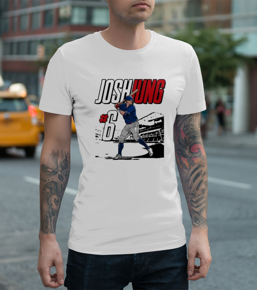 Josh Jung #6 Texas Baseball MVP Player T-Shirt