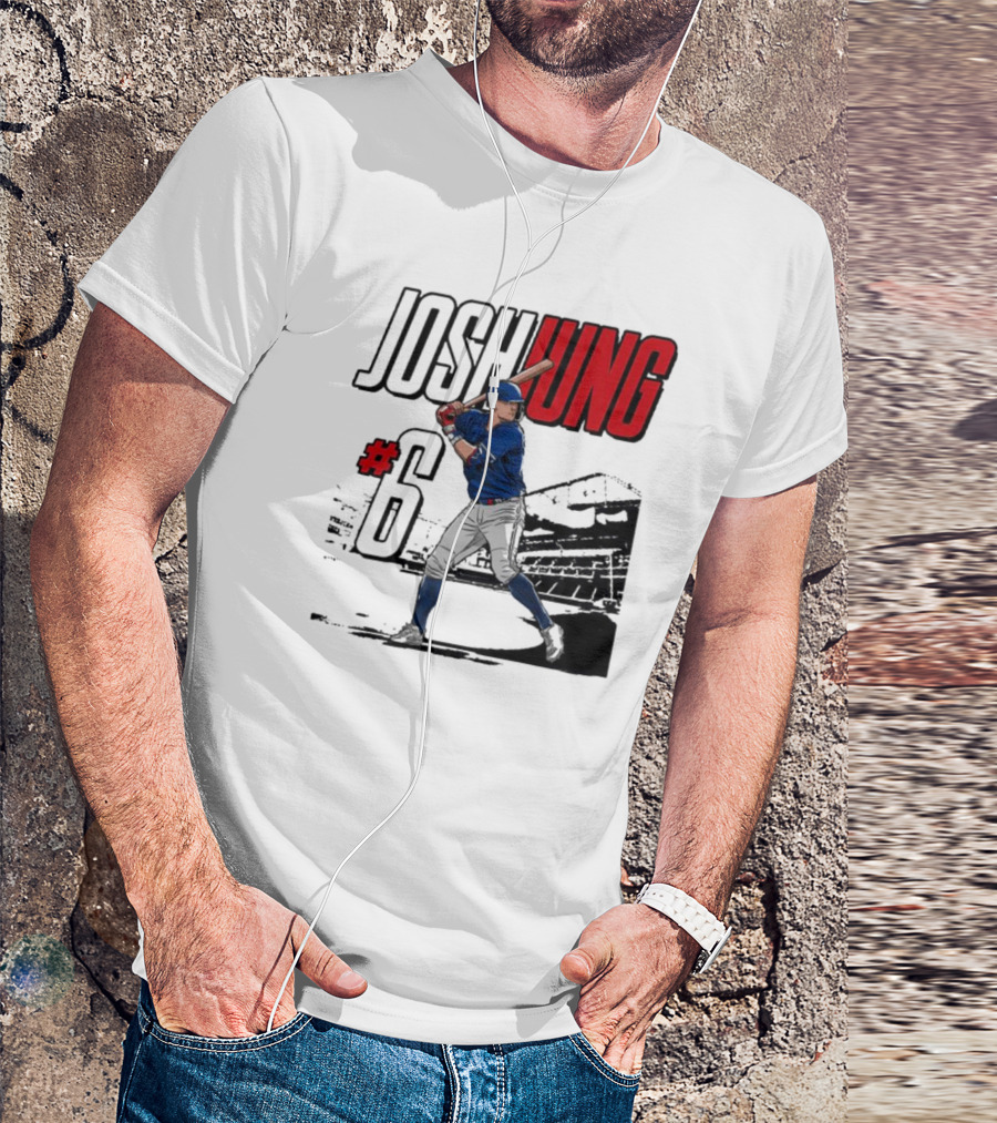 Josh Jung #6 Texas Baseball MVP Player T-Shirt