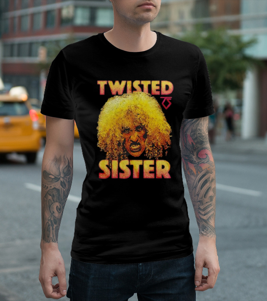 Twisted Sister Dee Snider Iconic Hair T-Shirt