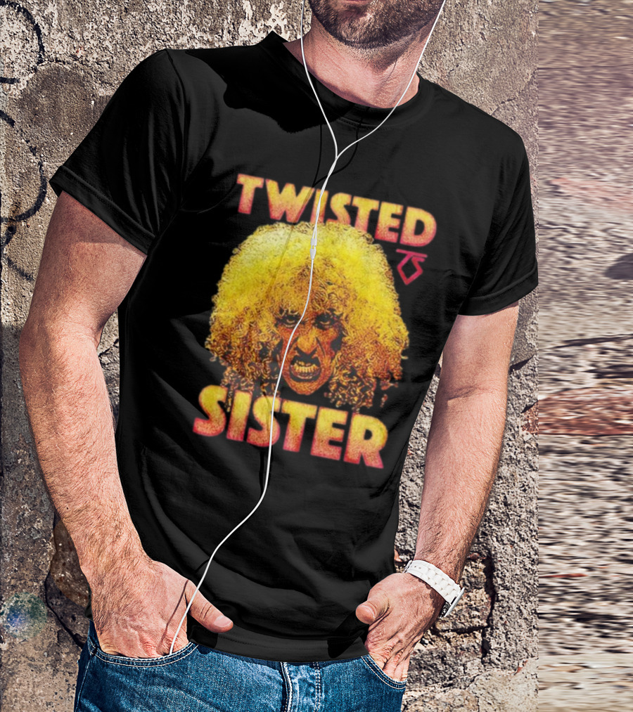 Twisted Sister Dee Snider Iconic Hair T-Shirt