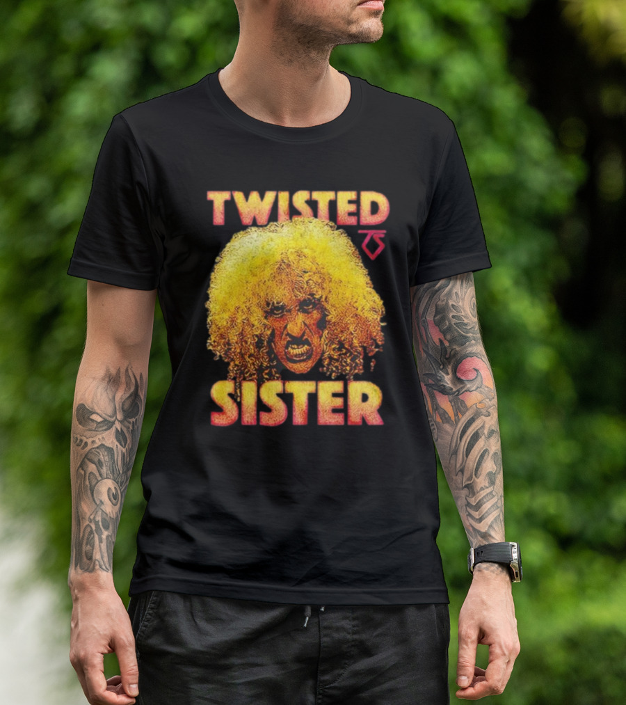 Twisted Sister Dee Snider Iconic Hair T-Shirt