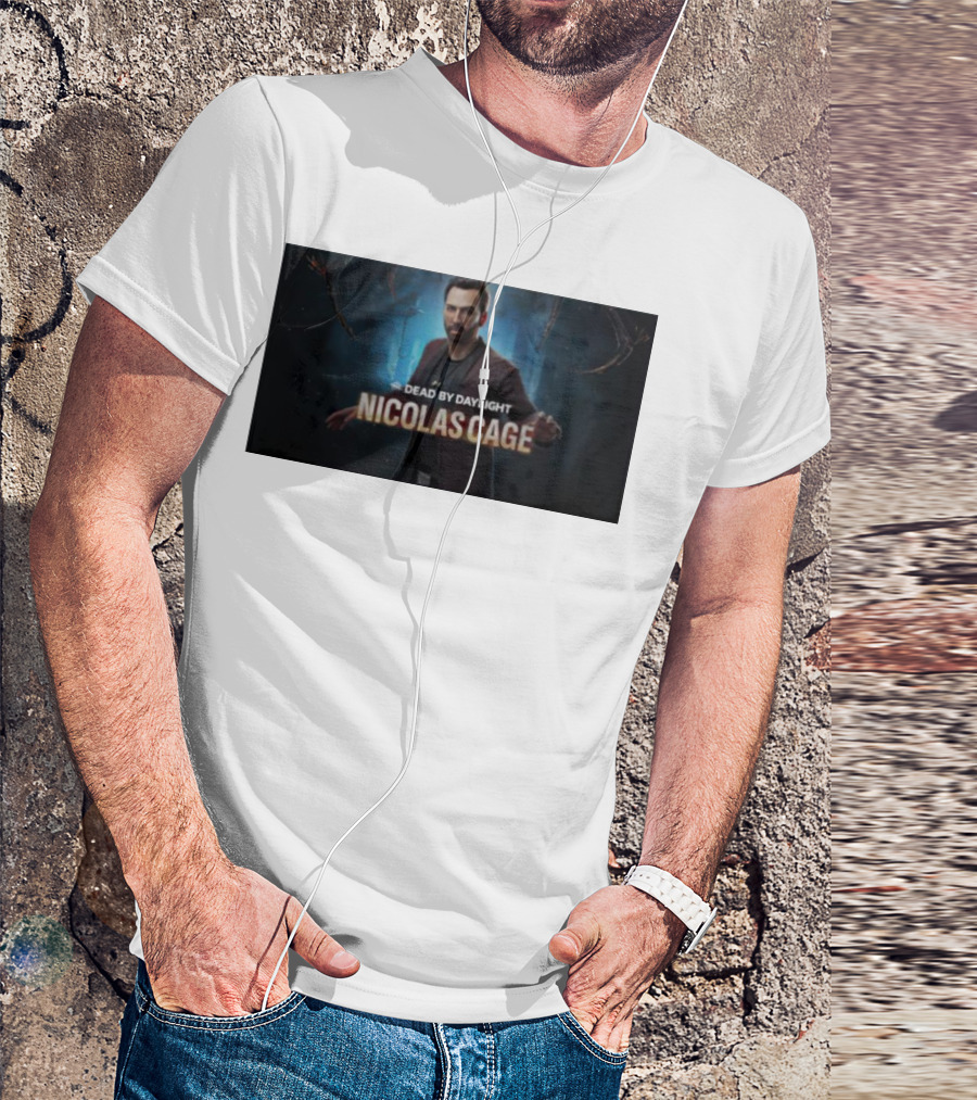 Dead By Daylight Nicolas Cage Survivor Character T-Shirt