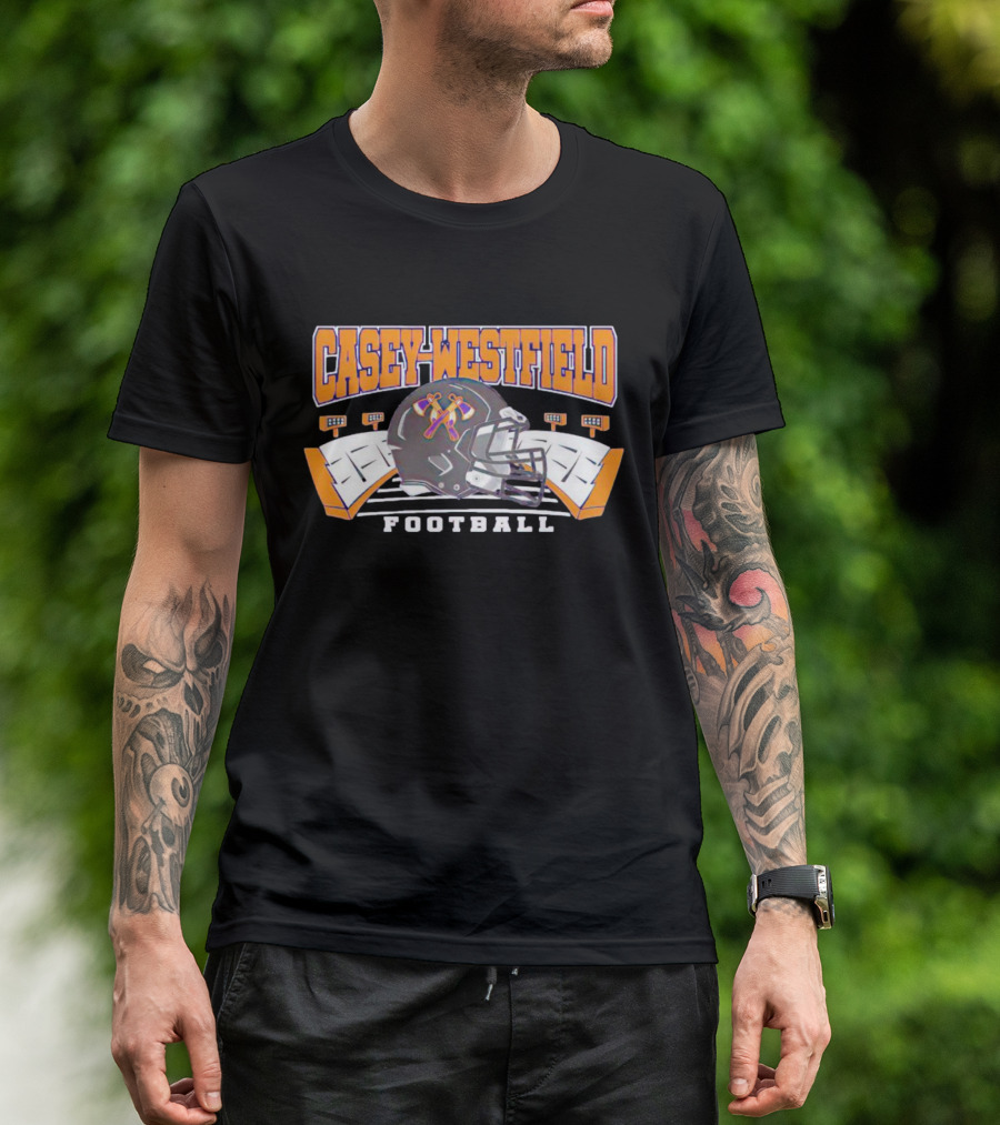 Casey Westfield Football Stadium Helmet T-Shirt