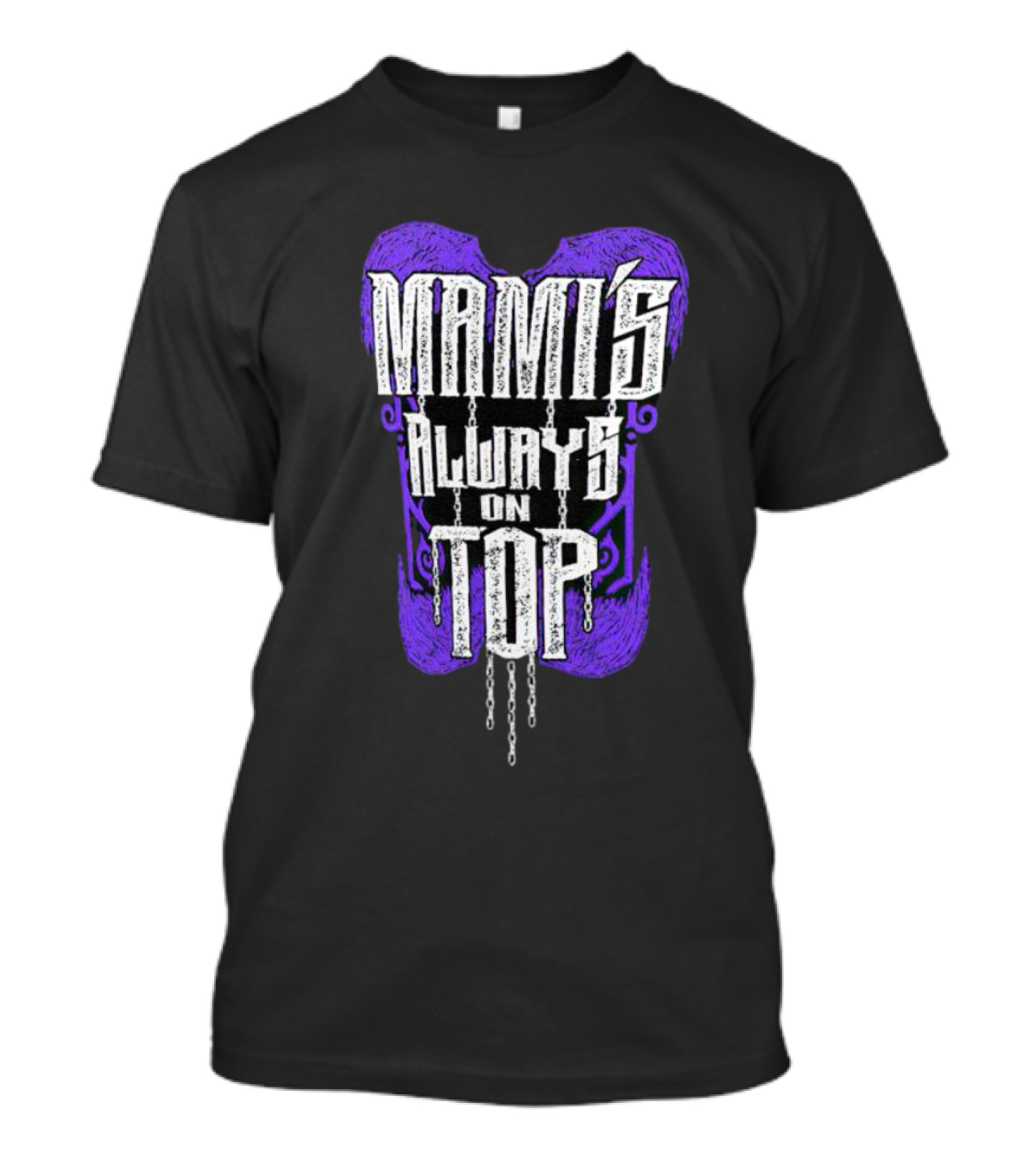 Rhea Ripley Mami’s Always On Top Chains And Purple T-Shirt