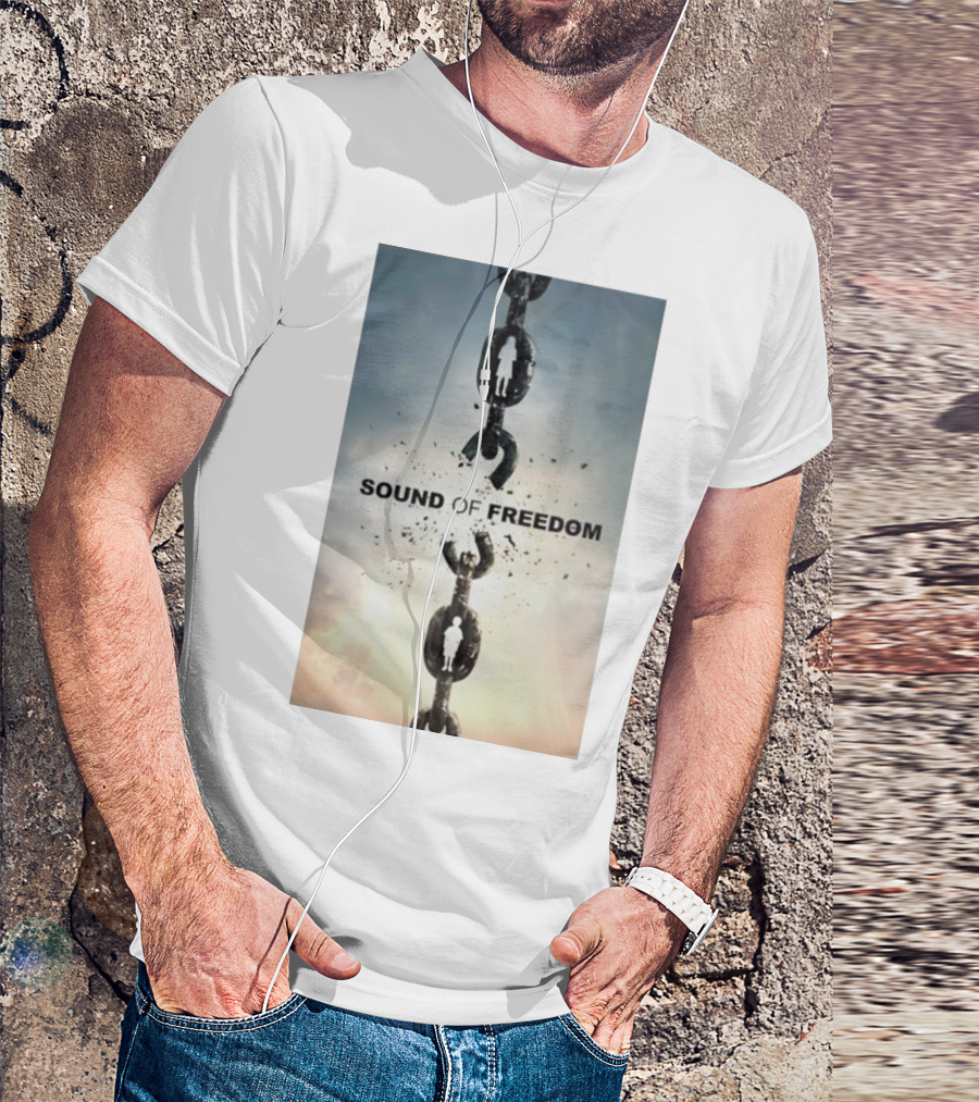 SOUND OF FREEDOM Broken Chains Symbolic T-Shirt