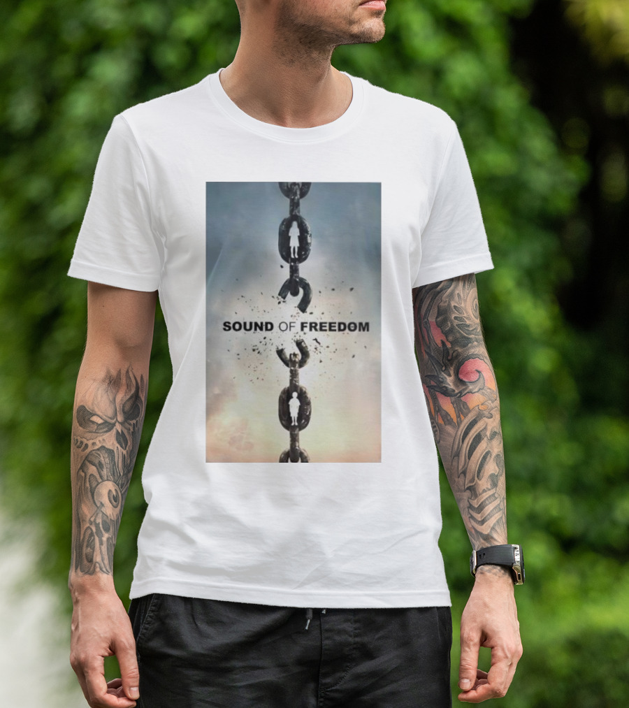 SOUND OF FREEDOM Broken Chains Symbolic T-Shirt