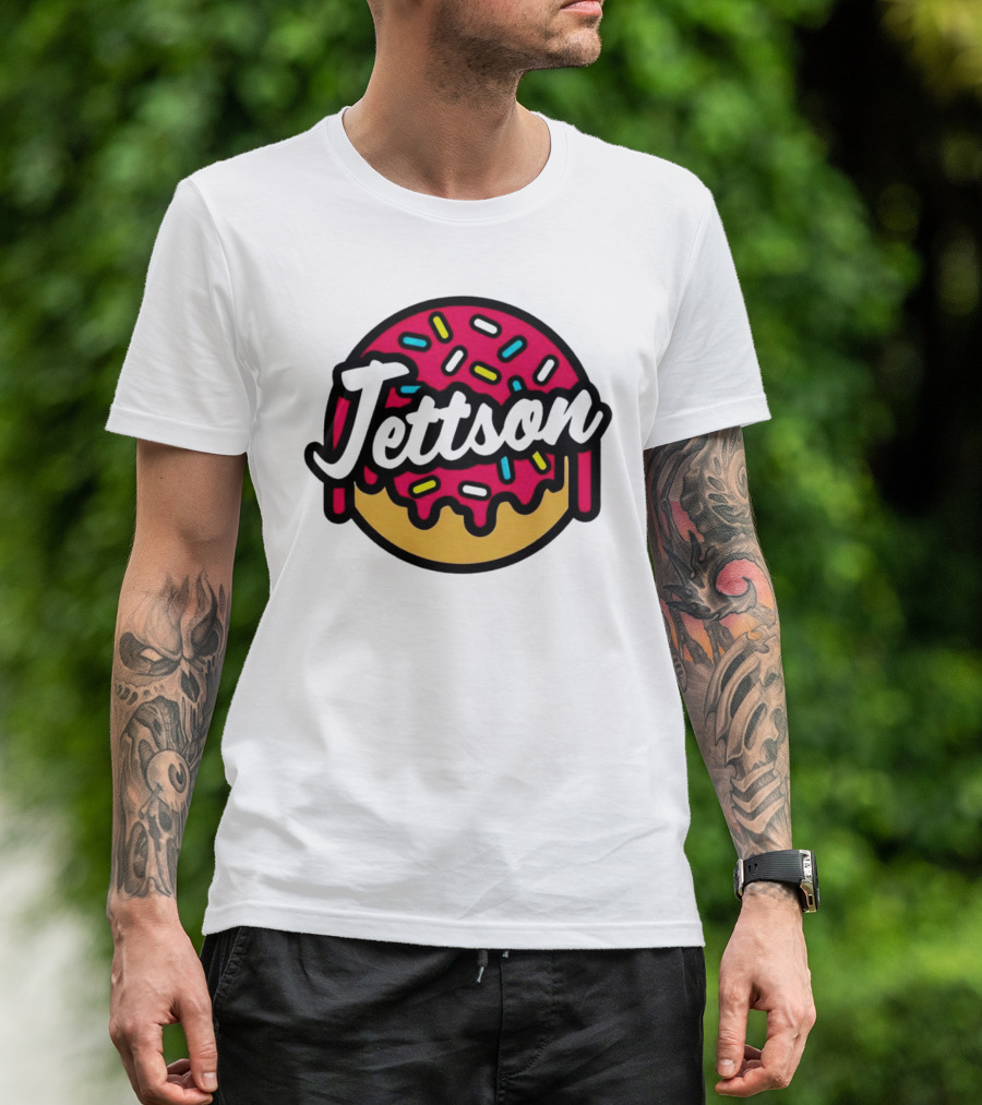 Jettson Colorful Sprinkled Donut T-Shirt