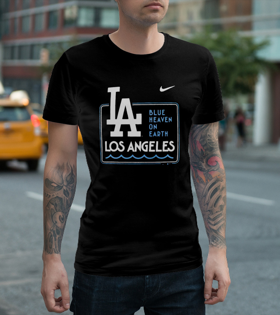 Los Angeles Dodgers Blue Heaven on Earth T-Shirt