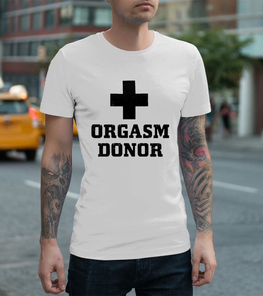 Grailz Orgasm Donor Cross T-Shirt