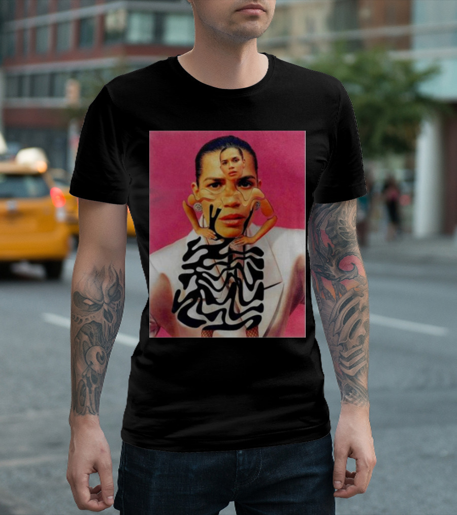 America Ferrera Abstract Portrait New T-Shirt