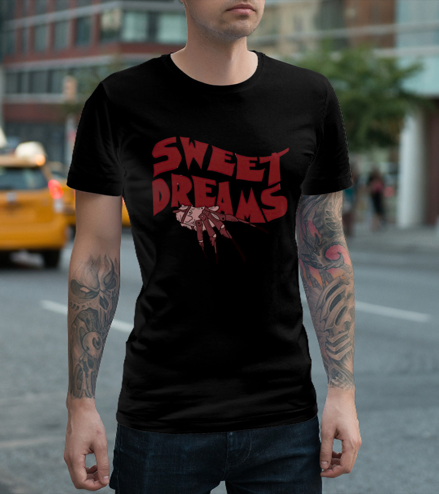 Sweet Dreams Freddy Krueger Glove Horror T-Shirt